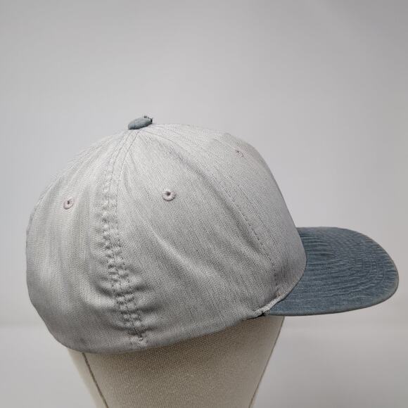 Volcom Stone Logo Fitted Hat Gray Medium Embroidered Flexfit 6 Panel - Picture 5 of 10